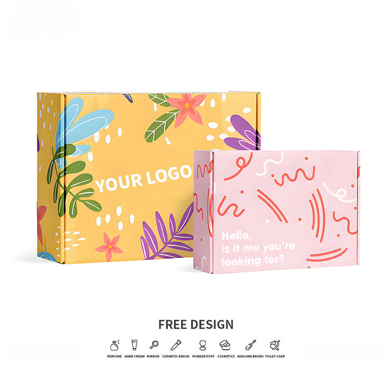 Šarene kutije za pakiranje kozmetičke ambalaže prirode