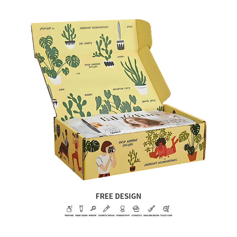 Valovite kozmetičke kutije za pakiranje razigranih lončanica