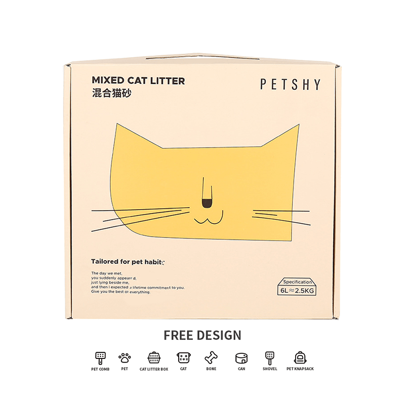 Valovite kutije za pakiranje mačjeg pijeska