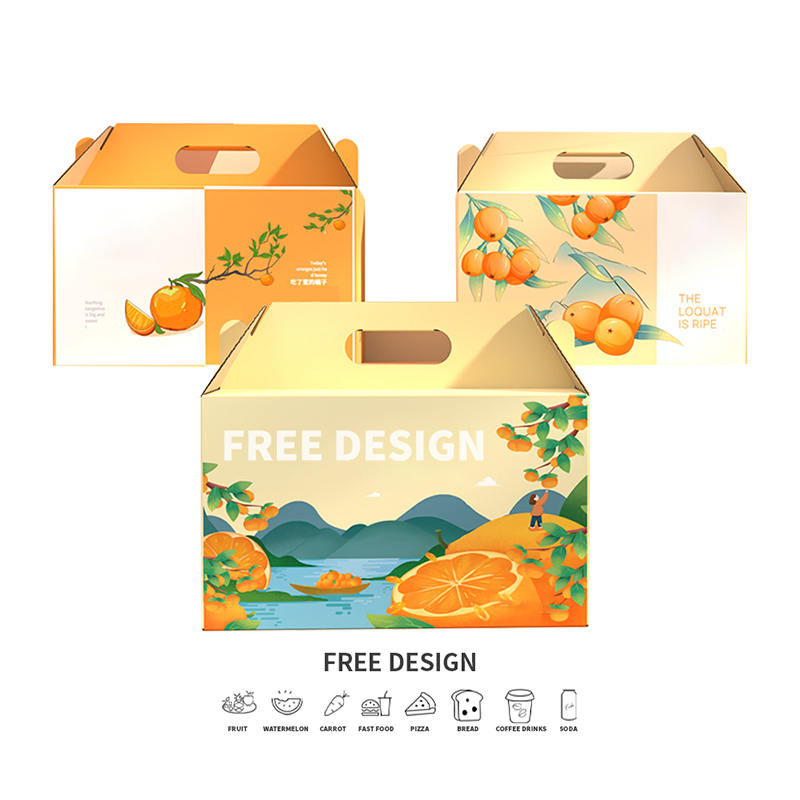 Kutije od valovite narančaste ambalaže
